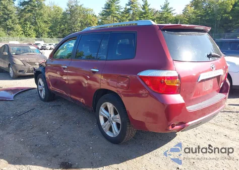 2010 Toyota Highlander Limited V6 z USA, uszkodzony, nr VIN 5TDDK3EH4AS031987